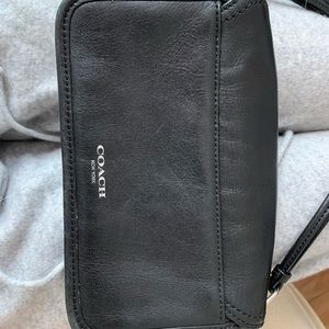 Penny Legacy Black Leather Cross Body Bag